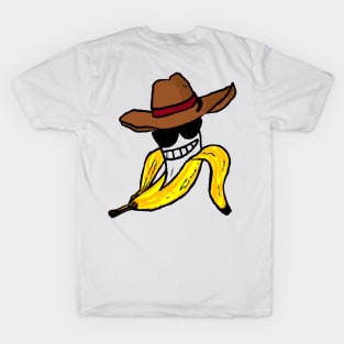 crooked banana with a sinister smile T-Shirt